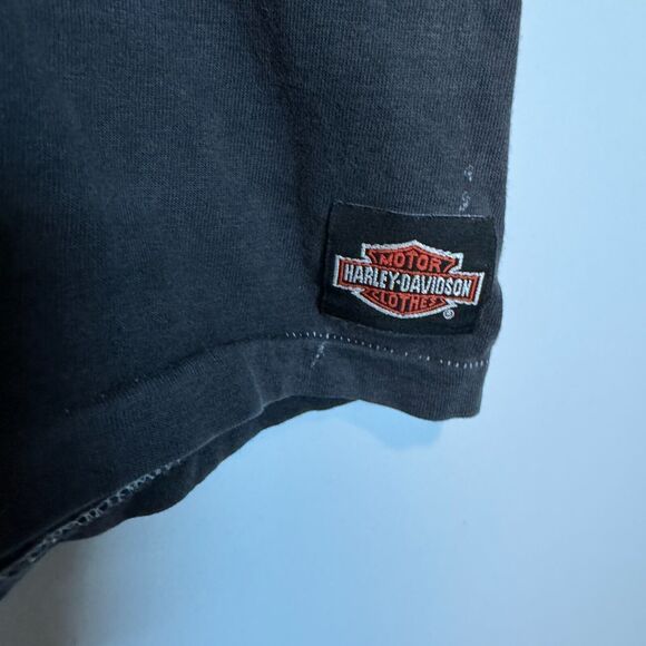 Vintage Harley Davidson Shirt Mens Large Tie Dye Dream Catcher Dick Farmers 90s - Picture 3 of 13